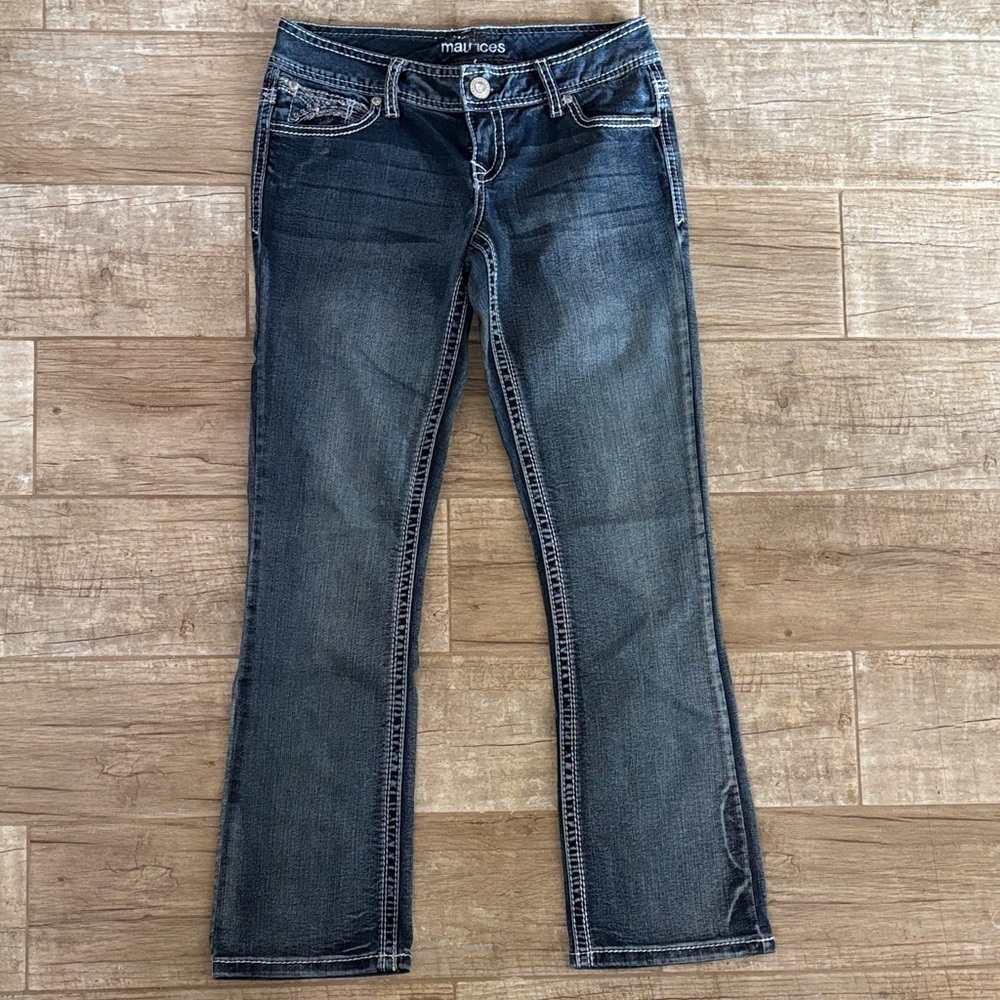 Maurices Dark Blue Boot Cut Jeans